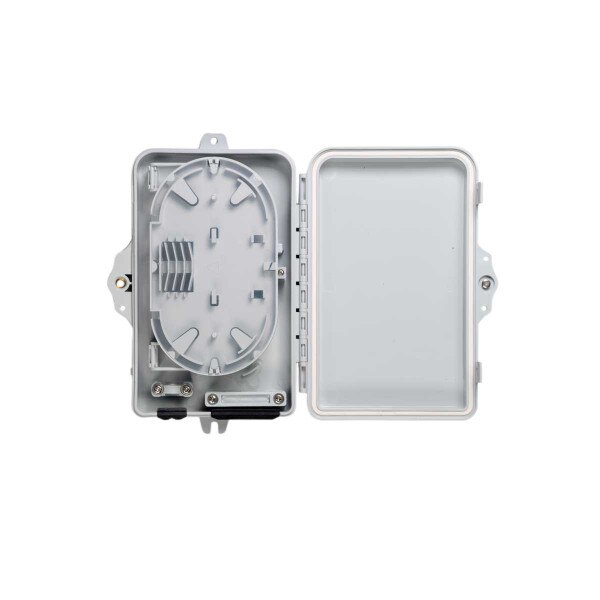 Outdoor Fiber Optic Terminal box, Empty (Holds 4 SC Simplex or 4 LC Duplex Adapters) 2